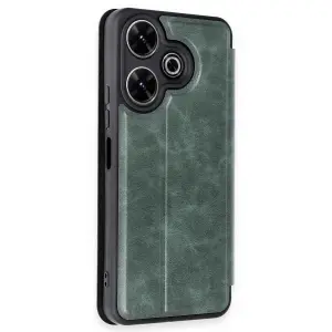13 4g Kılıf Flip Cover - Koyu Yeşil