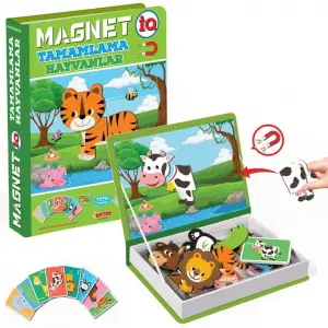 1512  Magnet Tamamlama - Hayvanlar/ +3 yaş