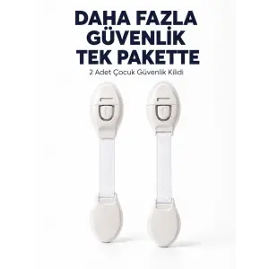 2 Adet Güçlü Yapışkanlı Çocuk Güvenlik Kilidi