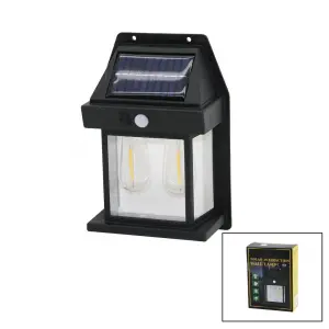 2 Lamba Solar - Sensörlü Aplik Duvar Lambası Dış Mekan 5.5v - 1w - 1800mah Bx40