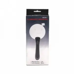2 Led Işıklı 2.5x90mm Okuma Büyüteç