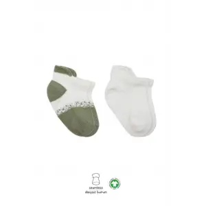 2Li Penye Sneakers Çorap 20105 Nil Ekru