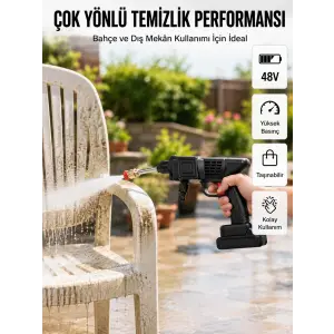 2025 Model 48V Şarjlı Basınçlı Yıkama Tabancası Orijinal Seri