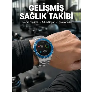 2025 Model Yuvarlak Ekran Android ve İOS Uyumlu GPS Takibi Yapabilen Akıllı Saat Yeni Nesil