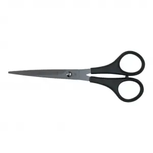 2215 M-528 Plastik Saplı Düz Makas No: 6 İnç / 15,24 Cm - Paslanmaz Çelik