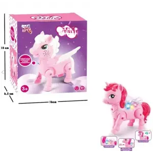 2570 YÜRÜYEN PİLLİ AT PEMBE