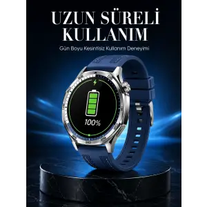 3 Değiştirilebilir Kordonlu Suya Dayanıklı Bluetooth Akıllı Saat