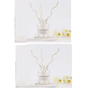 3 Tek Adet 3 Model Aromaterapi Koku Dağıtıcı Rattan Şişe Ahşap Difüzör Çubuk (-Yaprak-Daalı)