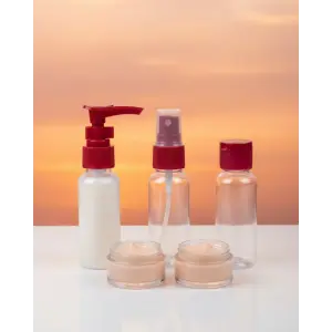 30 ml 5’li Seyahat Banyo Şişe Seti Sızdırmaz Tasarım