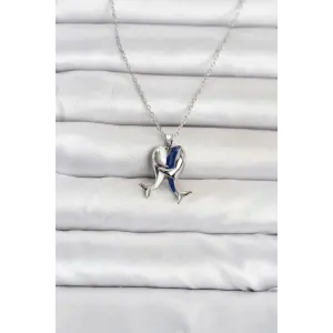 316L Çelik Zincir Gümüş Renk Dolphin Model Kadın Kolye