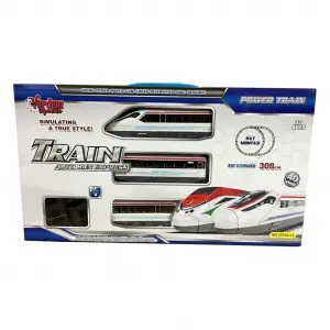 40PCS IŞIKLI 308CM HIZLI TREN SET