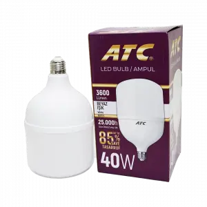 40w Torch Led Bulb Ampul Beyaz E27 Bx40