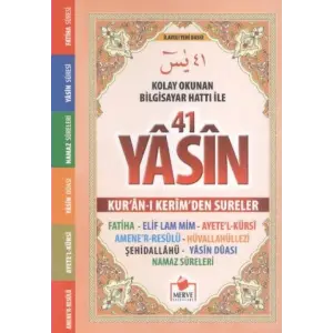 41 Yasin Kolay Okunan Biisayar Hatlı (Cep Boy)