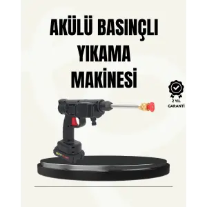 48V Şarjlı Basınçlı Yıkama Makinesi Kablosuz Su Tabancası