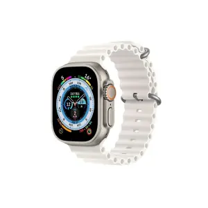 49mm Metalik Kasa ve Silikon Kordonlu, GPS ve Nabız Sensörü Özellikli Akıllı Saat