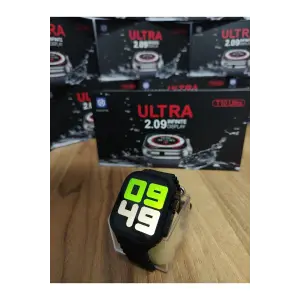 49mm Siyah Kasa ve Turuncu Silikon Kordonlu Akıllı Saat - Sesli Görüşme ve SIM Kart Desteği