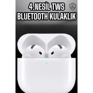 4.Nesil Kaliteli TWS Android ve İOS Uyumlu Mikrofonlu Kulaklık