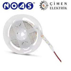 5 METRE NOAS YL40 4001 İç Mekan 3 Çip 12V Şerit Led 6400K Beyaz Işık