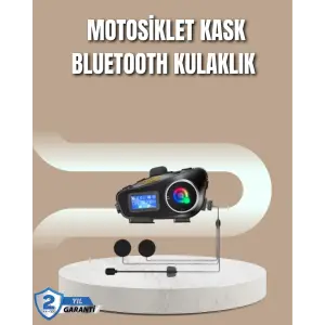500 Metre İnterkom Mesafeli Kask Kulaklığı Gürültü Engelleyici