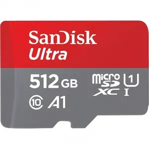 512GB SANDISK ULTRA UHS I MICROSD CARD 150MB/S SDSQUAC-512G-GN6MN