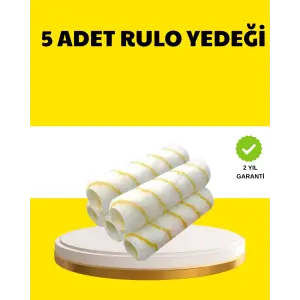 5’li İnce İşçilik Boya Rulo Seti Pürüzsüz ve Eşit Kaplama