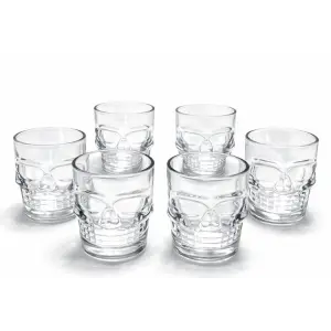 6lı Kurukafa Cam Shot Bardağı Alk2151