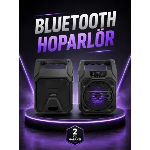 6.5 İnç Kablosuz Hoparlör Bluetooth Bağlantılı Yüksek Ses