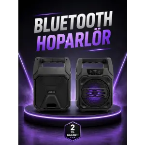 6.5 İnç Kablosuz Hoparlör Bluetooth Bağlantılı Yüksek Ses