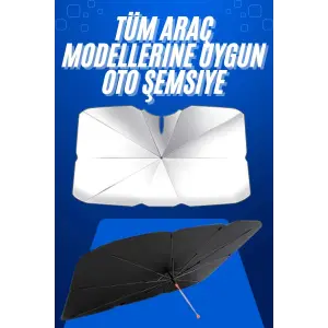 Taşınabilir Oto Cam Güneşliği Katlanabilir Tüm Araçlara Uyumlu Güneş Gölge Koruyucu
