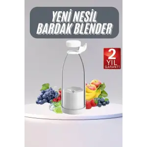 u Geçirmez Kablosuz Şarjlı Dayanıklı Taşınabilir Mini Blender