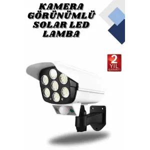 Kamera Görünümlü Led Lamba Dönebilen Bahçe Aydınlatması Duvar Lambası