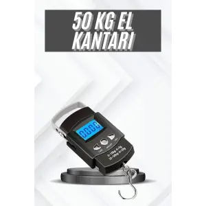 Profesyonel El Terazisi El Kantarı 50 Kg Dijital Göstergeli Tartı