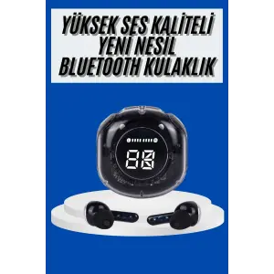 Ultrapods Led Göstergeli Oyuncu Kulaklığı ANC Destekli Bluetooth 5.3