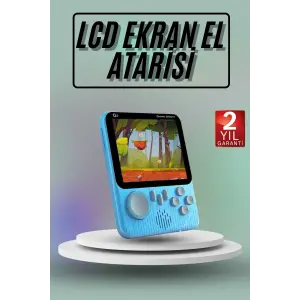 666 Oyunlu Retro El Konsolu Atari 3.5 İnç Taşınabilir Oyun Konsolu