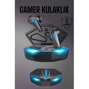 Bluetooth Oyuncu Kulaklığı Led Işıklı Kablosuz ANC Özelliği