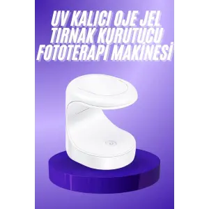 Seyehat Tipi Mini Oje Kurutucu Ultraviole Mor Işık Protez Tırnak Kurutucu