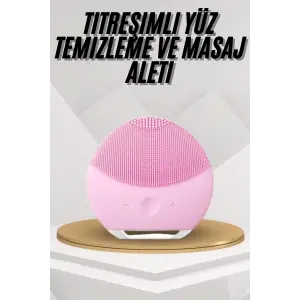 Hassas Ciltlere Özel Titreşimli Yüz Temizleme ve Masaj Aleti