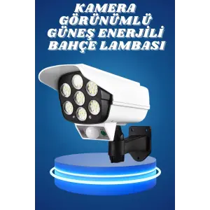 Bahçe Aydınlatması Hareket Sensörlü Led Aydınlatma Kamera Görünümlü