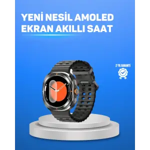 Değiştirilebilir Kordonlu Akıllı Saat IPS Ekran ve Bildirim Desteği