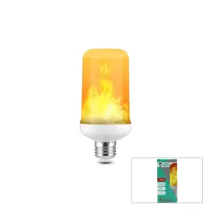 7w E27 Alev Ampul Lamba 560 Lümen Bx40