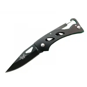 A1103b Siyah Kamp Çakı 15 Cm - Kancalı Metal Saplı