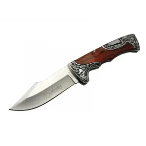 A3157a Av / Kamp Çakı 23 Cm - Gül Ağacı İşlemeli Saplı