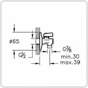 A45200 Filtreli Ara Musluk