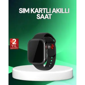 Adımsayar ve Nabız Ölçerli SIM Kartlı Akıllı Saat