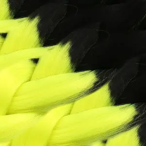 Afrika Örgülük Sen Ombreli  100 Gr. / Siyah / Neon Sarı