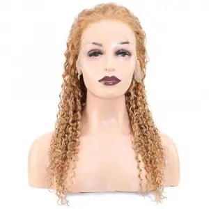 Afro Daa Front Lace Gerçek Tül Peruk / Altın Karamel / 60/65cm