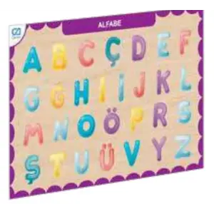 Ahşap Alfabe Eğitici Set