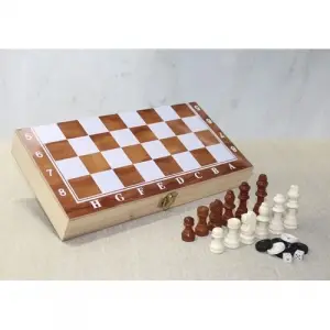 Ahşap Kutulu Satranç Model 2