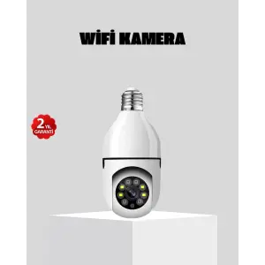 Akıllı Duy Kamera 360 Derece Dönebilir ve PTZ Teknolojili