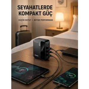 Akıllı Güç Dağılımlı 4 Girişli Şarj İstasyonu